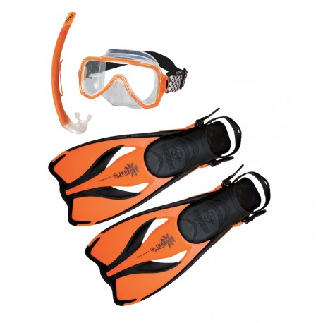 FEILANG Kit de plongée Masque et Tuba style aviateur - Enfant/Adulte pour  22,000 DT